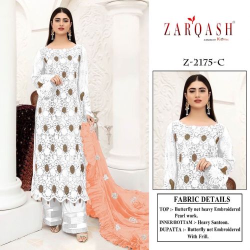 Zarqash Z 2175 Pakistani Salwar Suit Catalog
